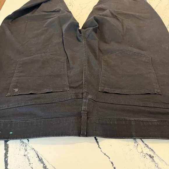 Plus Size Skinny Jeans Lularoe Elastic Waist Solid Black Stretch Size 24-26 - Picture 4 of 6